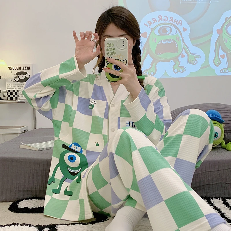 孕妇睡衣女秋冬款月子服秋季纯棉产后产妇哺乳家居服怀孕期专用