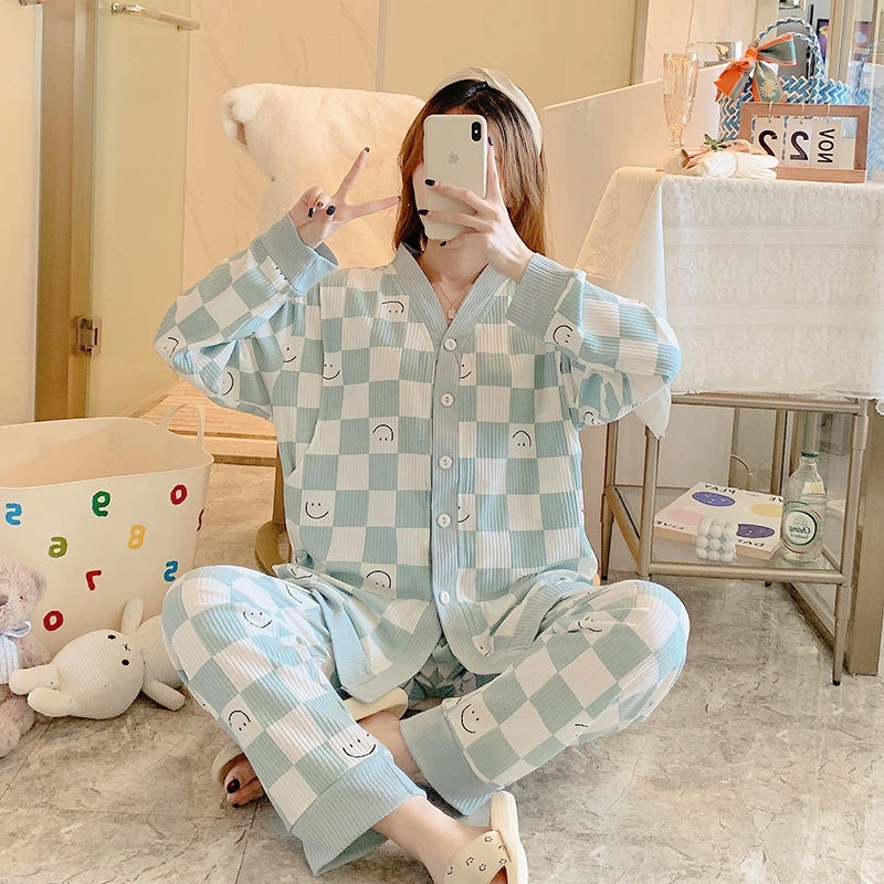 【亏本清仓】月子服夏季薄款产妇产后哺乳期喂奶纯棉孕妇睡衣两件套