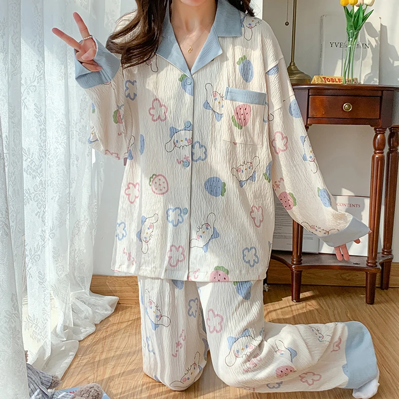 孕妇睡衣秋冬款怀孕期专用产妇纯棉月子服春秋季产后哺乳女家居服