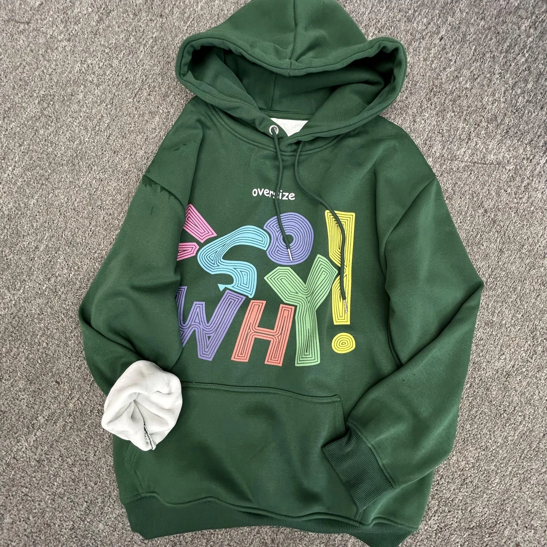 宝宝绒连帽卫衣女简约百搭捡漏休闲秋冬季加绒加厚韩版宽松帽衫