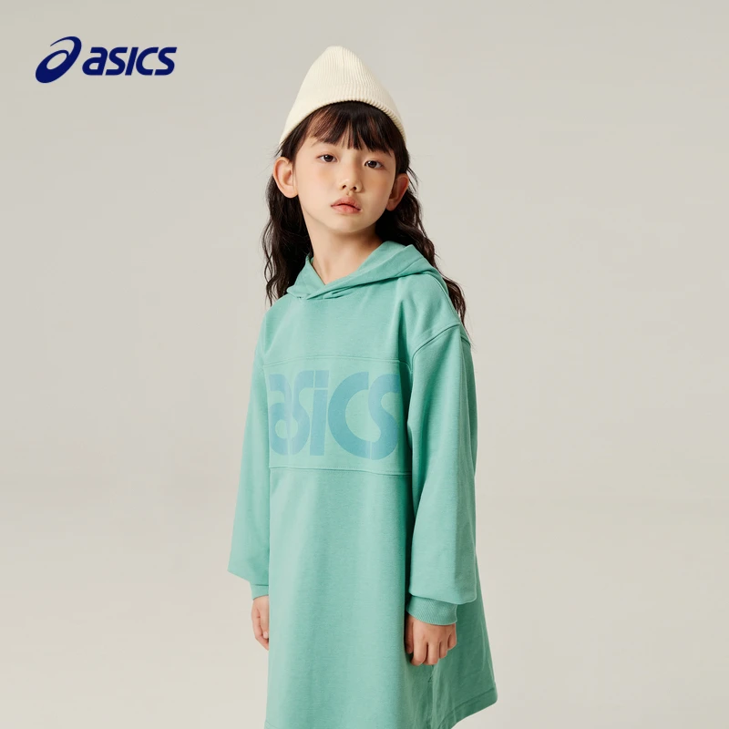 ASICS/亚瑟士儿童装套头衫运动装女童针织长袖连衣裙333221114153