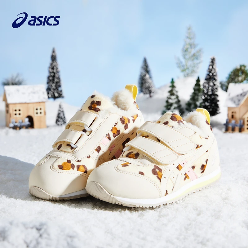 Asics亚瑟士儿童棉鞋秋冬季男女宝宝学步鞋加绒保暖1144A349&348