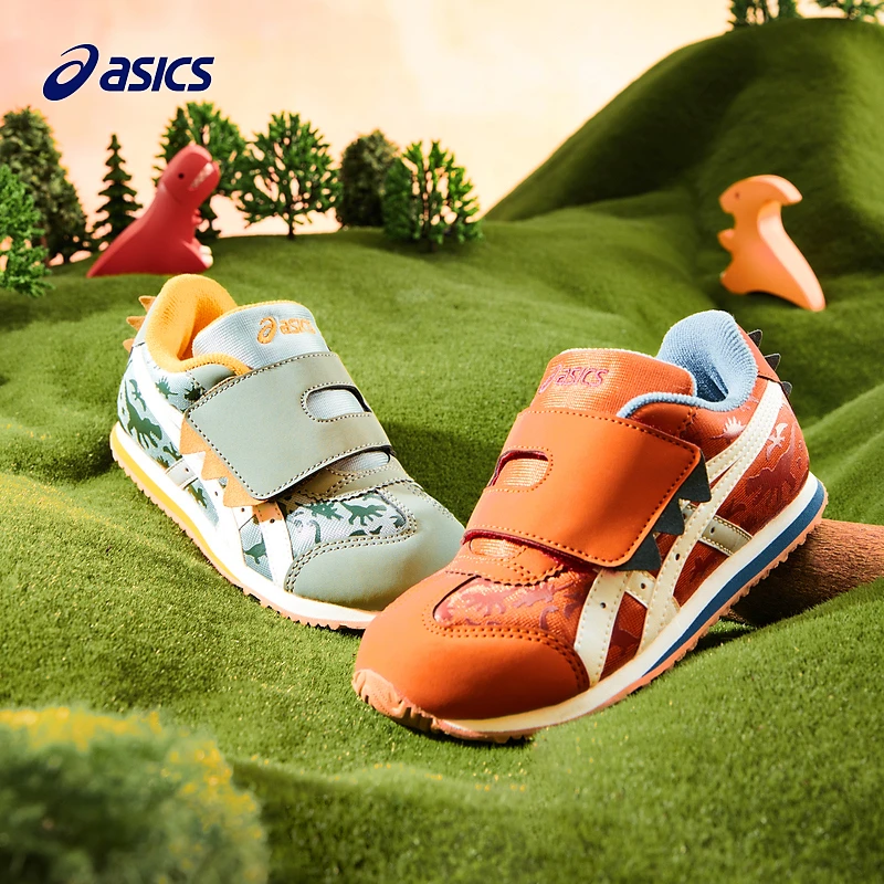 Asics/亚瑟士童鞋2023新款男女童宝宝学步鞋休闲软底防滑1144A361