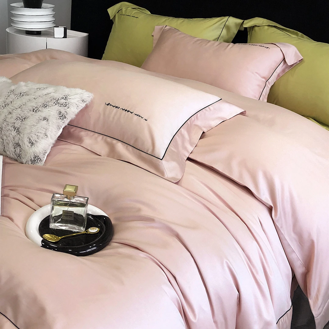 【香姐姐】秋冬新款100s天丝棉加厚磨毛四件套印花被套保暖床上用品