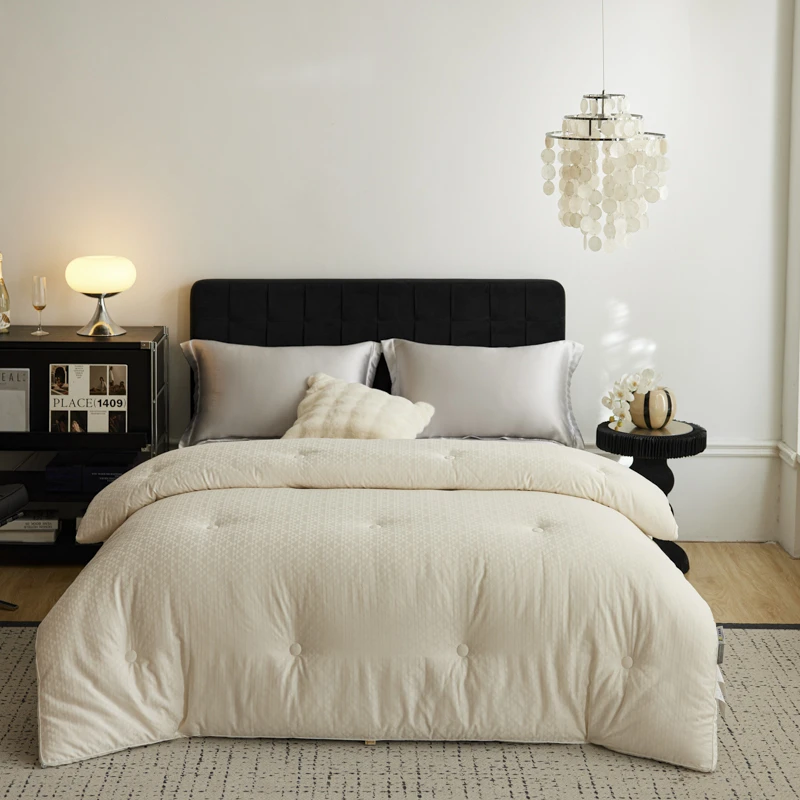 【香姐姐】天然大豆蛋白纤维被全棉提花大豆被子四季通用子母被芯