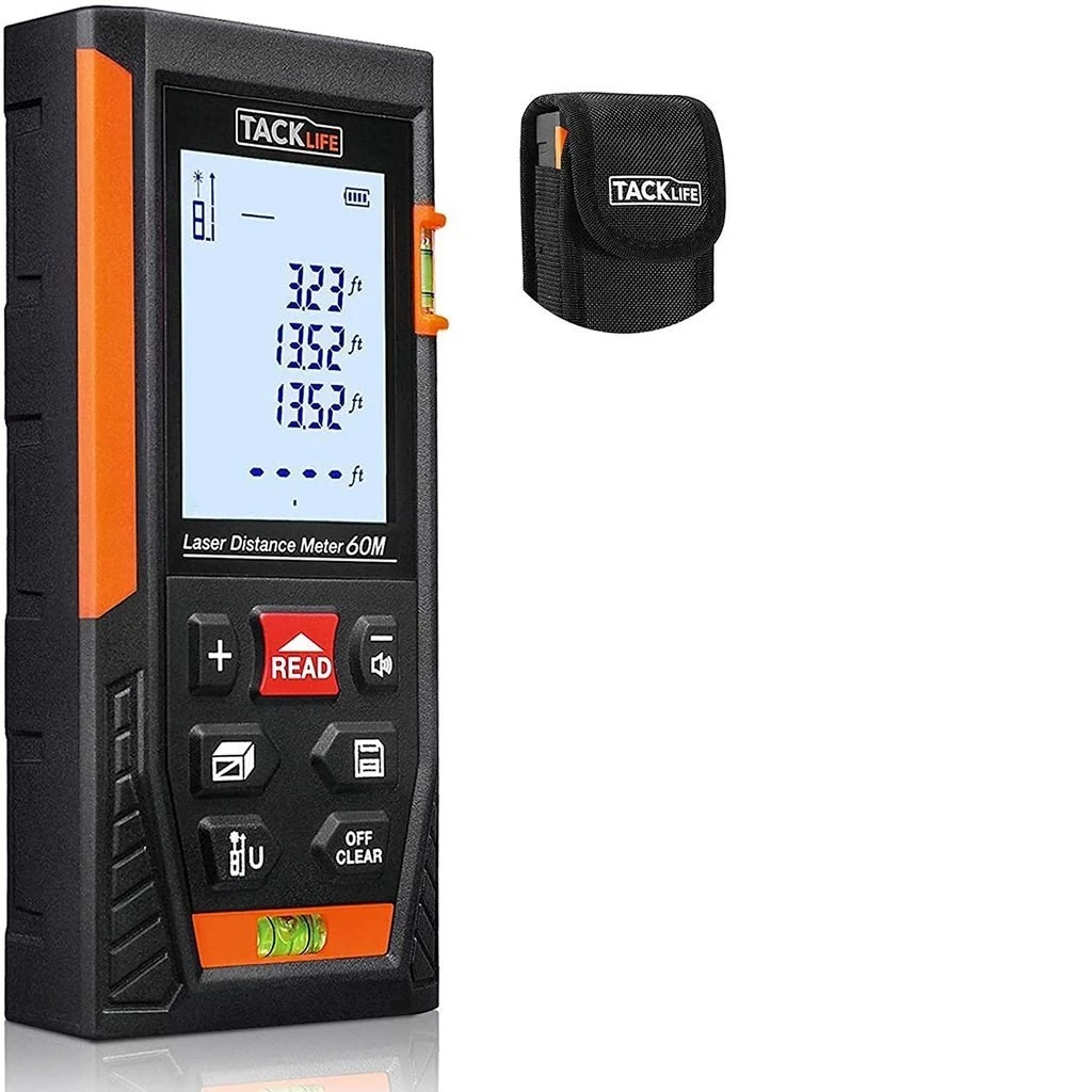 95新 TACKLIFE 激光测量测距仪HD-60