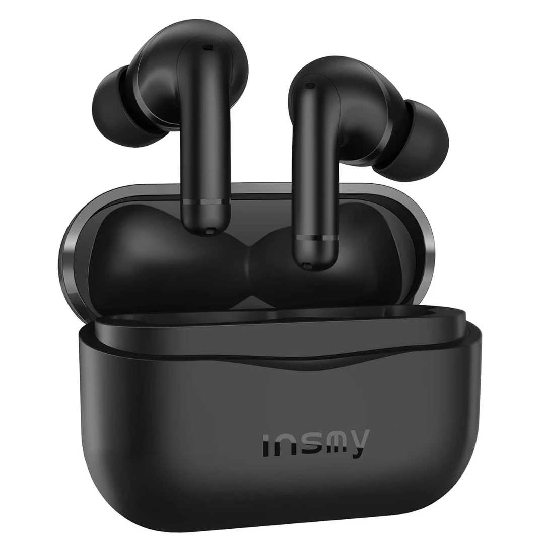 全新未使用 INSMY 主动降噪无线蓝牙耳机6个麦克风36小时续航
