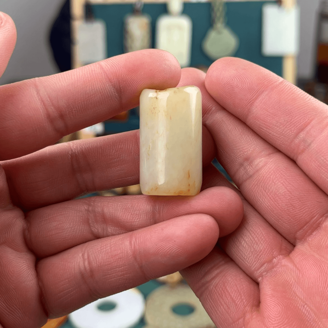 【闪购商品】和田玉挂件未镶嵌金*