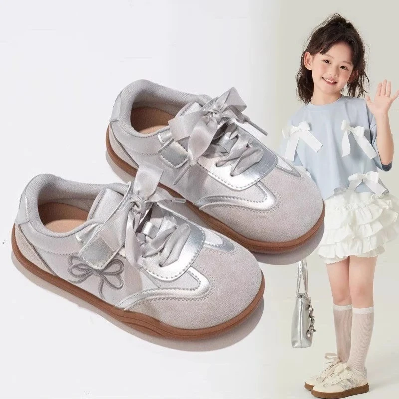 ABC女童德训鞋2024春秋新款儿童鞋子秋款运动鞋软底女宝宝休闲鞋