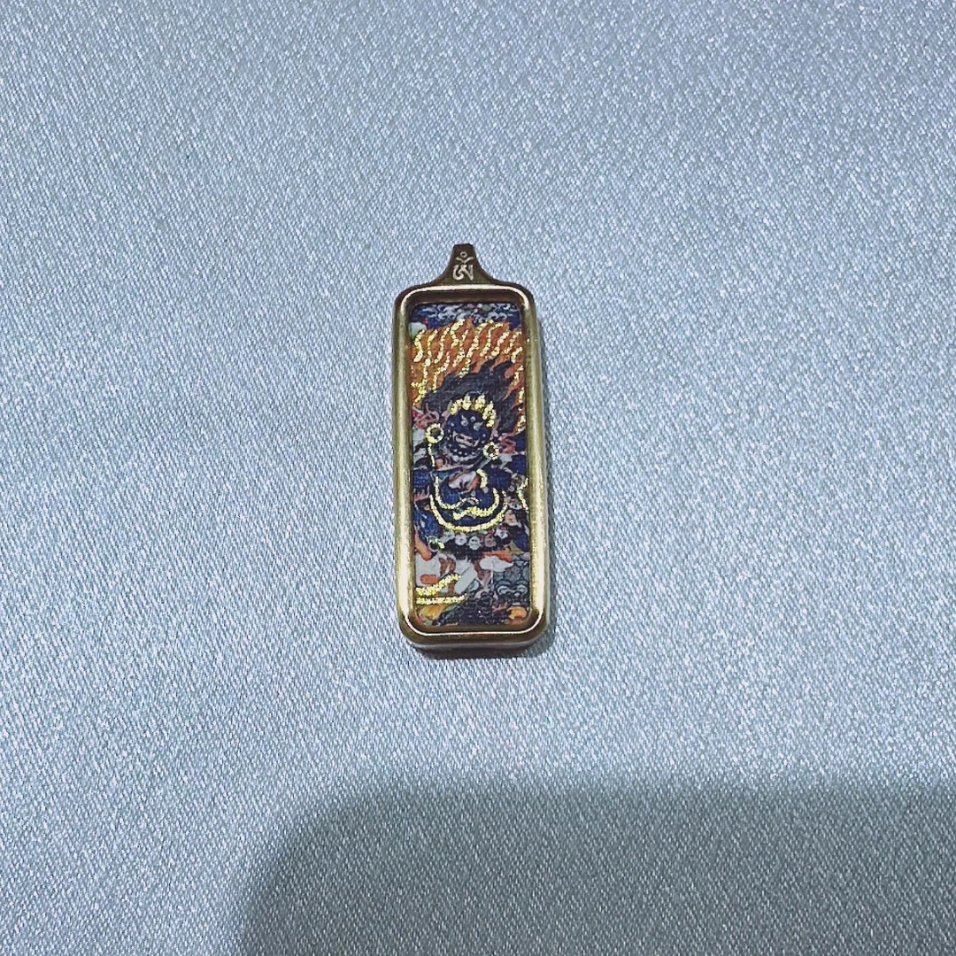 钛钢吊坠 【金条系列】九尾狐唐卡项链狐仙凤九唐卡项链（多样性）