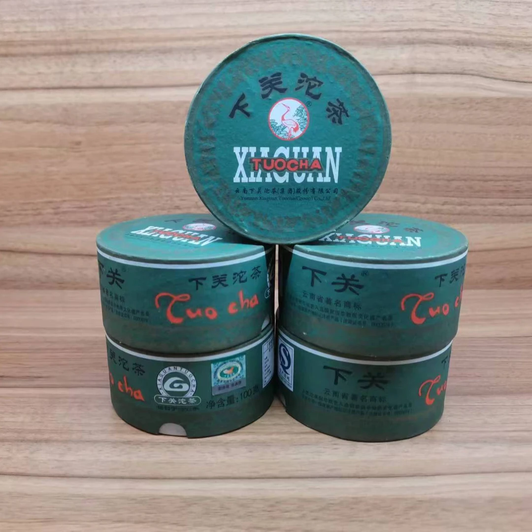 2013年下关绿盒沱茶 普洱生茶