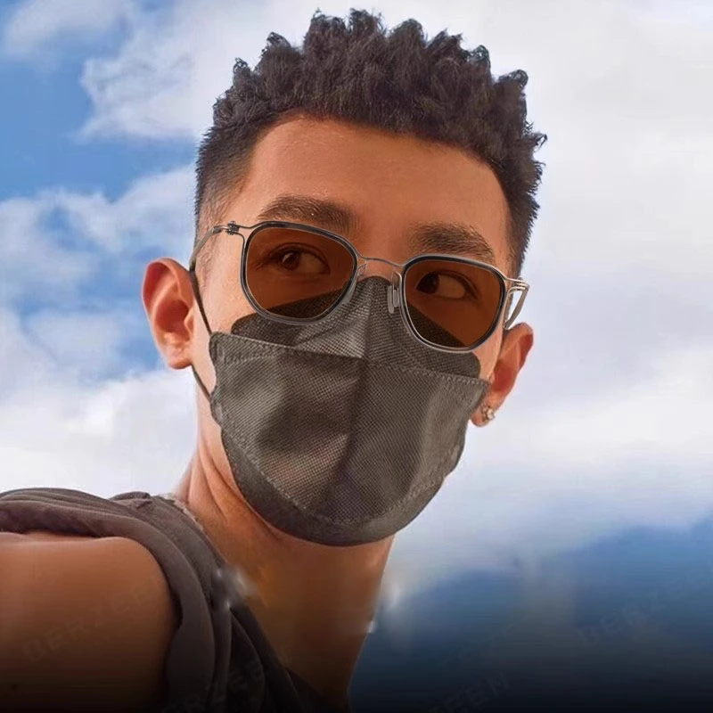 2024新款偏光太阳镜男款防紫外线驾驶开车专用复古手工纯钛简约