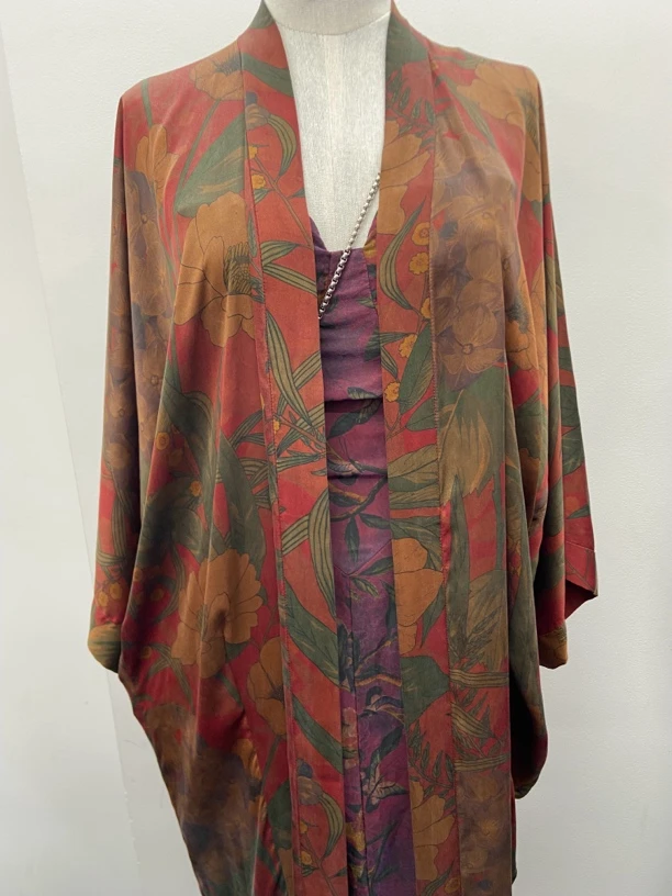 1四季古着真丝桑蚕丝衬衫上衣连衣裙显瘦气质女士夏季