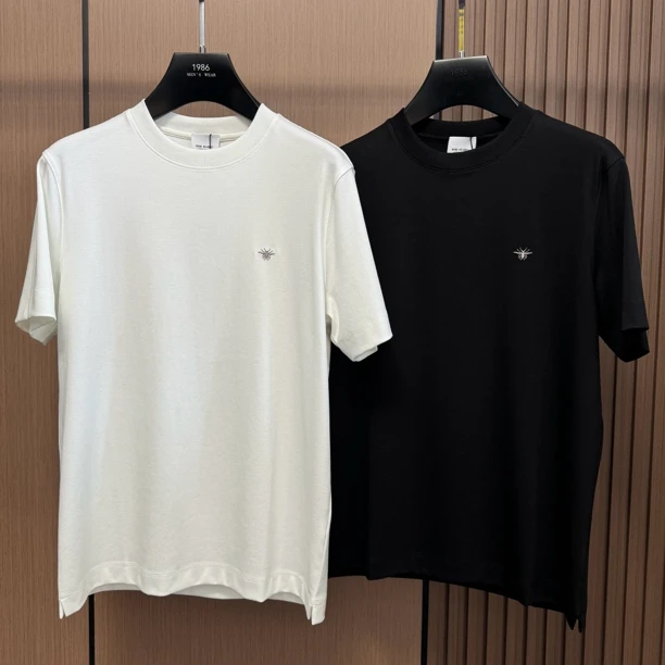 【现货爵派尔】bk664男士休闲百搭舒适小标开衩短袖