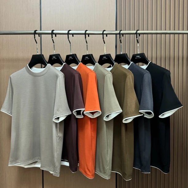 【加绒短袖】男士BC款9505休闲百搭舒适六色短袖