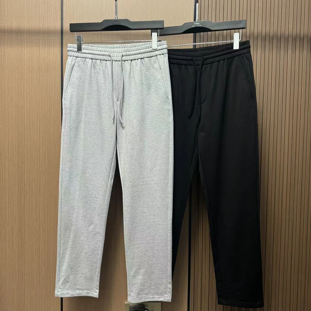 【bv】秋季新款92345男士休闲百搭舒适长绒棉休闲长裤