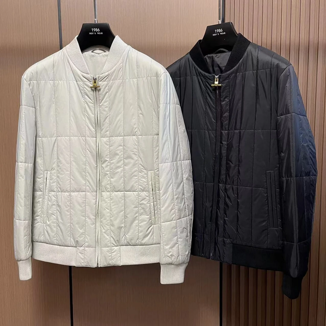 2023男士冬季新款30021休闲时尚百搭棒球领薄棉夹克