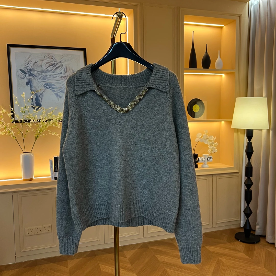 KAISIO秋冬新款时尚设计气质百搭保暖毛衣2411229