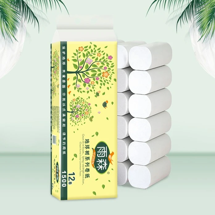 【安然推荐】雨森地球树卷纸1500g12卷