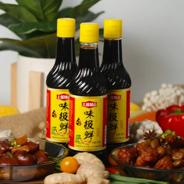 上酱精点味极鲜酱汁3瓶*550ml炒菜凉拌菜调味料