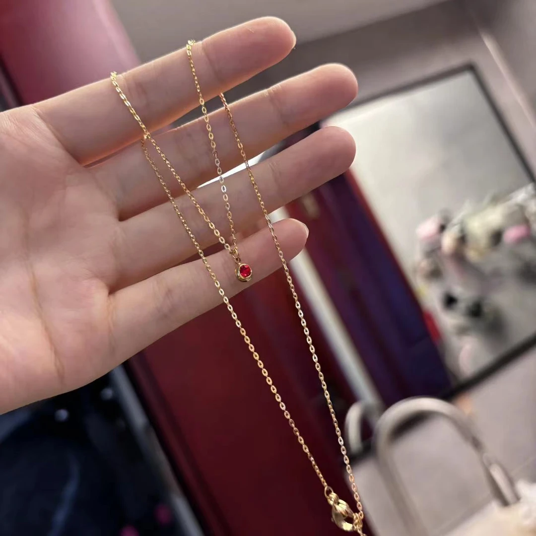 钛钢项链 小红豆 mini版链条超亮广州工艺钛钢项链XL-9754