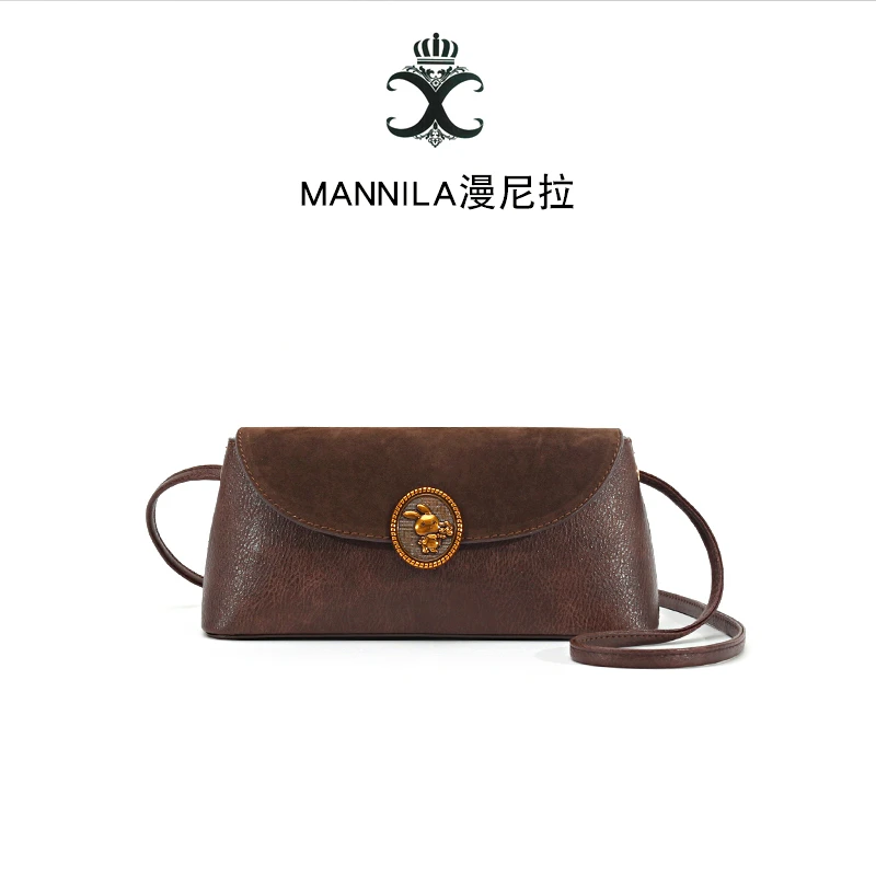 【粉丝专享】MANNILA/漫尼拉时尚女士单肩包包斜挎小包包女气质女包