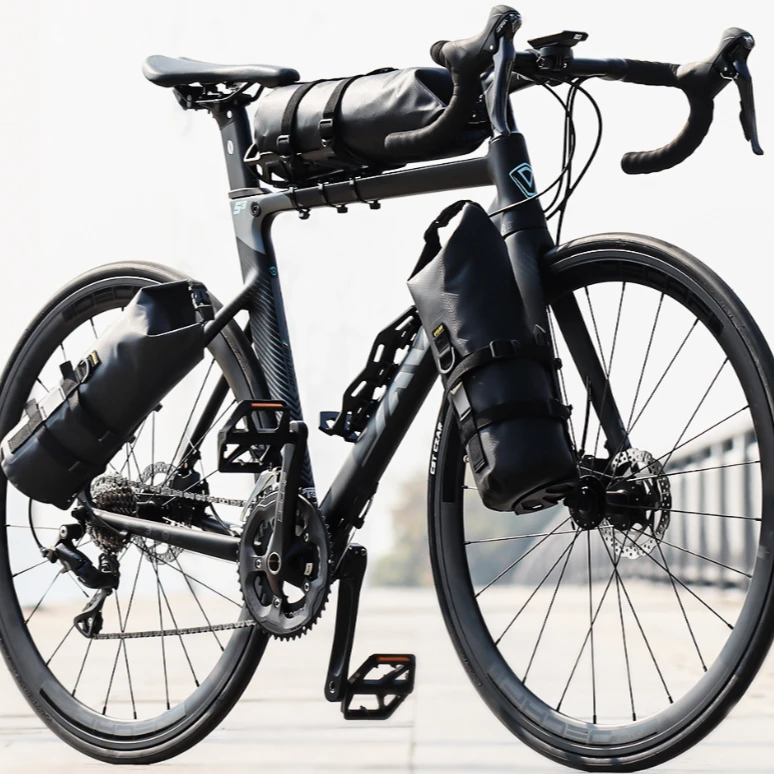 公路车山地自行车包 车架行李包前叉防水包公路山地车长途旅行包