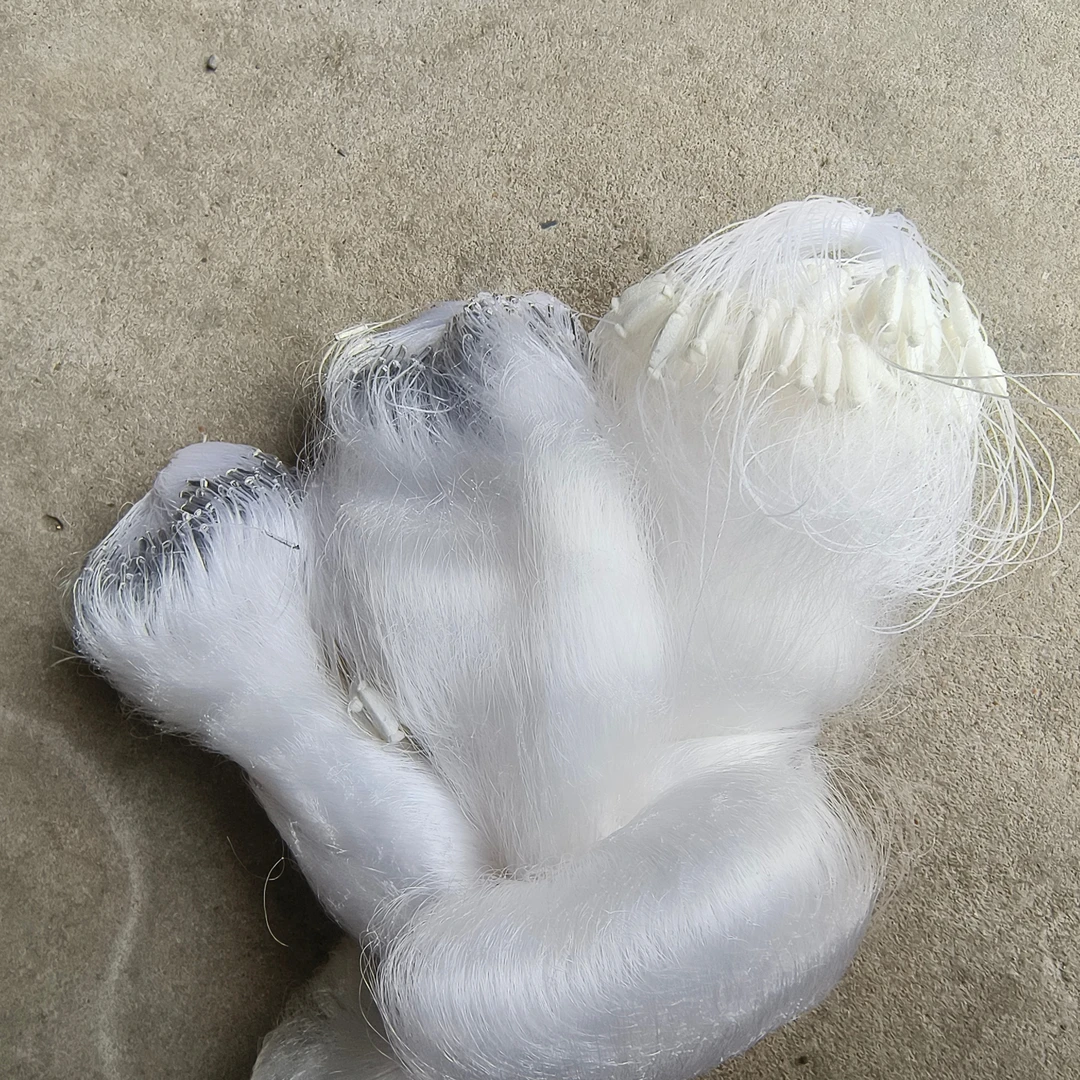 不掉坠三层网沉网100米粘网特柔丝1米1.5米2米3米鲫鱼桂鱼鲢鱼