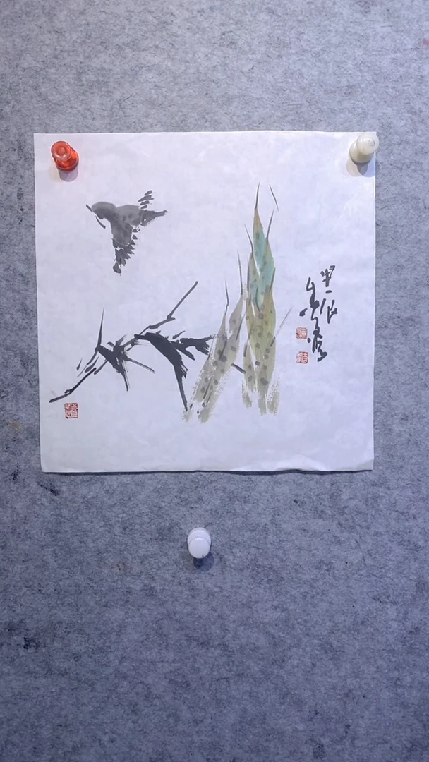 【闪购商品】书法张自学水墨画46