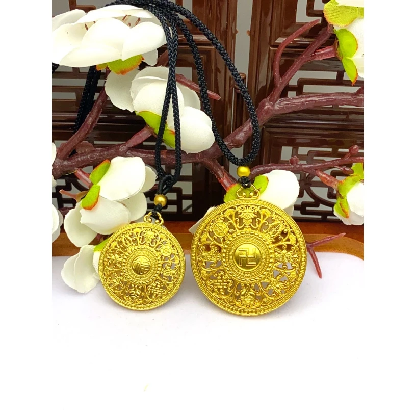 铜合金布艺吊坠 SL016丨新中式国潮风/大号高货版卍福罗盘