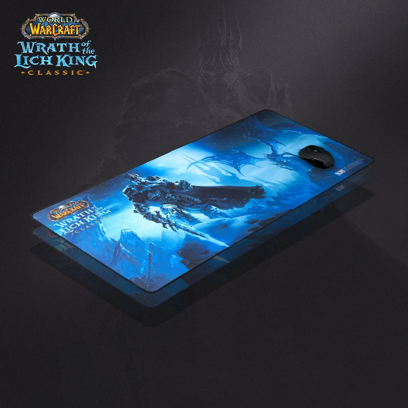 Blizzard暴雪游戏周边魔兽世界周边怀旧服巫妖王电竞鼠标垫防滑