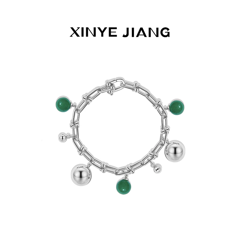 XINYEJIANG 合金仿珍珠手链 宇宙经典手链