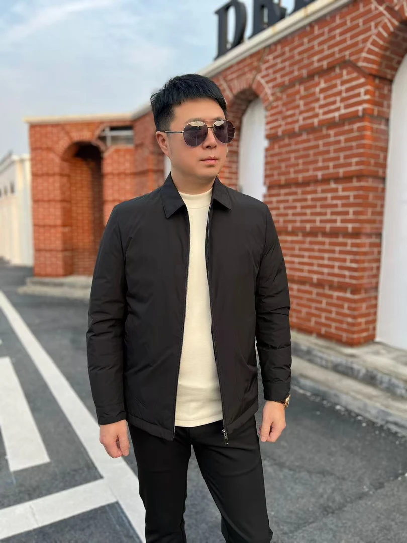 【大叔推荐】2024 鹅绒轻便不臃肿男士商务休闲羽绒服656短款秋冬