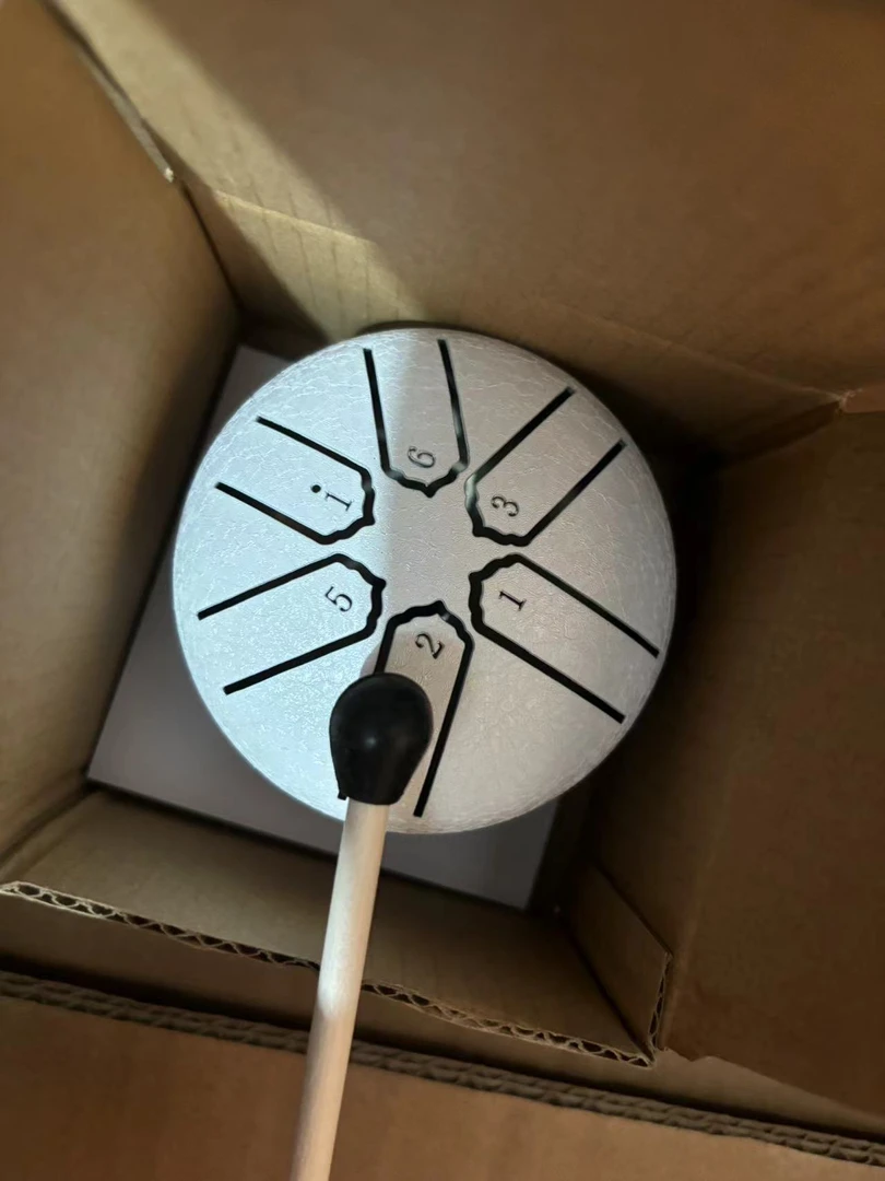 3寸空灵鼓迷你6音儿音益智乐器玩具口袋乐器儿童玩具礼物小鼓mini