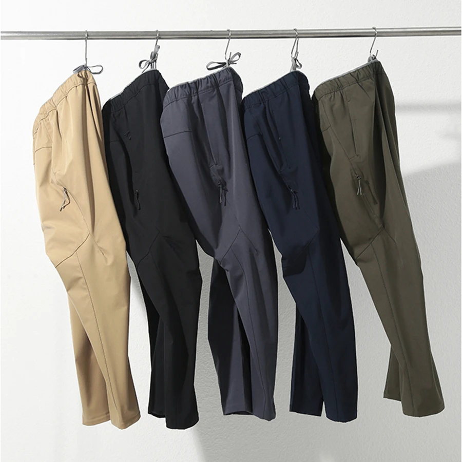 冬季户外功能聚热加绒保暖运动休闲裤立体剪裁加厚防泼水透气长裤