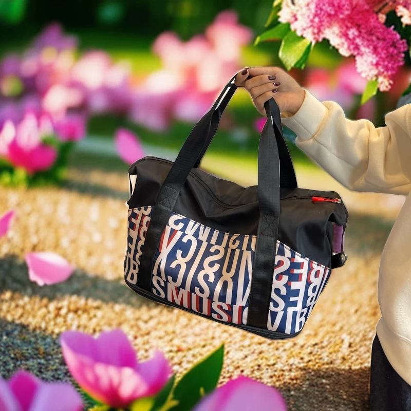 海澳德登机出差旅行包瑜伽包干湿分离运动包扩大收纳包容量大女士