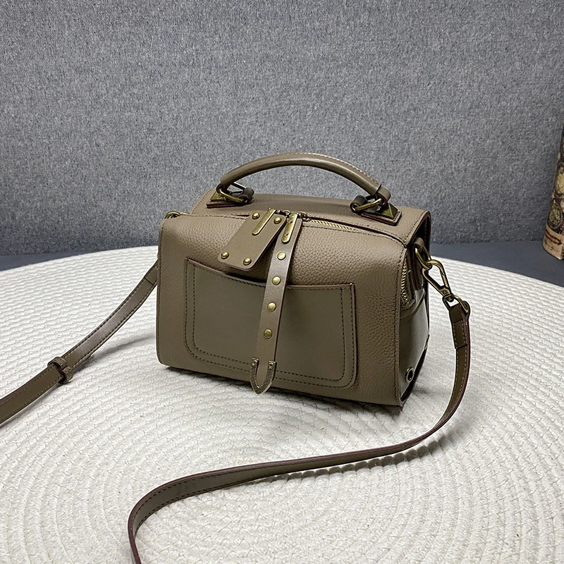 【牙牙专属】波士顿2025新款真皮包时尚高级百搭斜挎手提女包6684