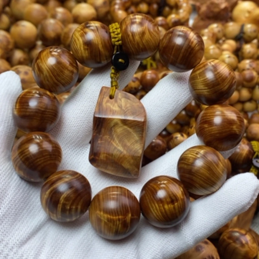 【闪购商品】柏木（崖柏）手串/手链李****62.0双面龙胆