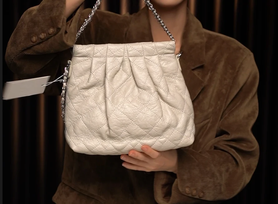 LEATHER BAG STUDIO 原创高定 ”福袋“ 真皮包-H1385