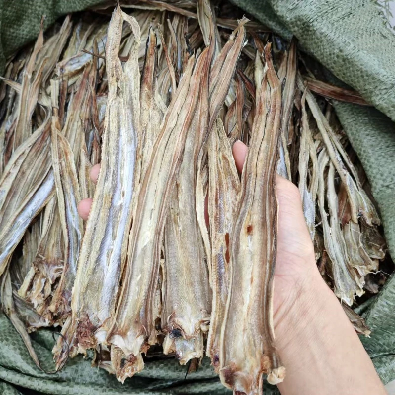 汕尾本港小鳗鱼干渔民自晒曼鱼干淡干双杠麻鱼干下酒料海鲜干货