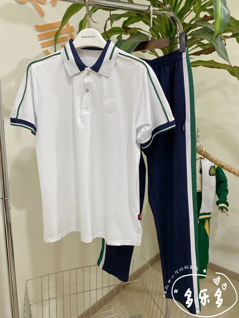 莆田市毓英中学上衣夏款校服中学生男生女生运动休闲学院风