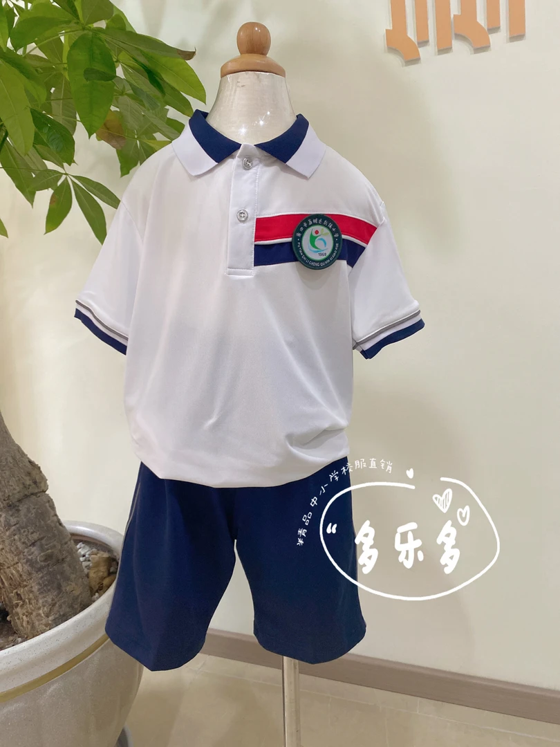 莆田市新溪小学夏款短裤套装校服小学生男生女生运动休闲套装