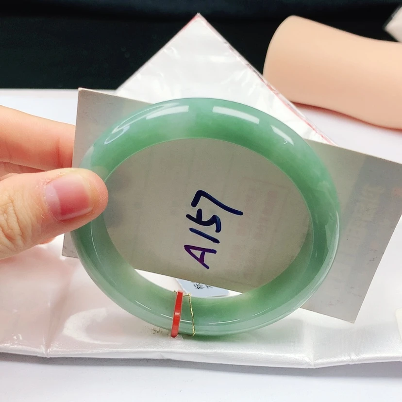 【闪购商品】翡翠手镯未镶嵌天然缅甸a货手镯57+