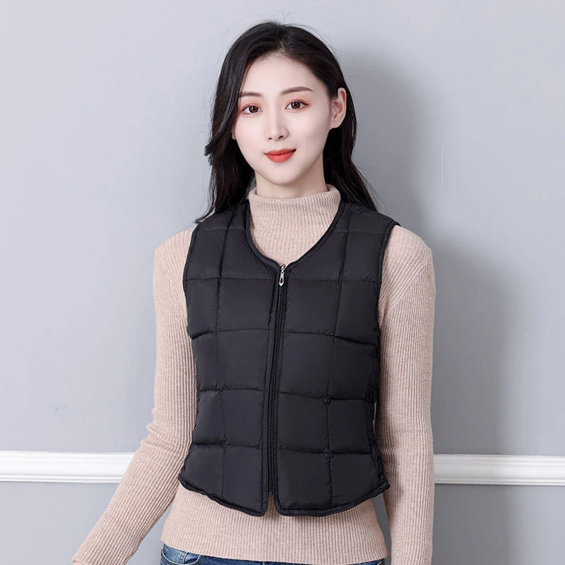 波司豋2023新款女士羽绒服马甲轻薄短款贴身背心时尚妈妈款内穿瘦