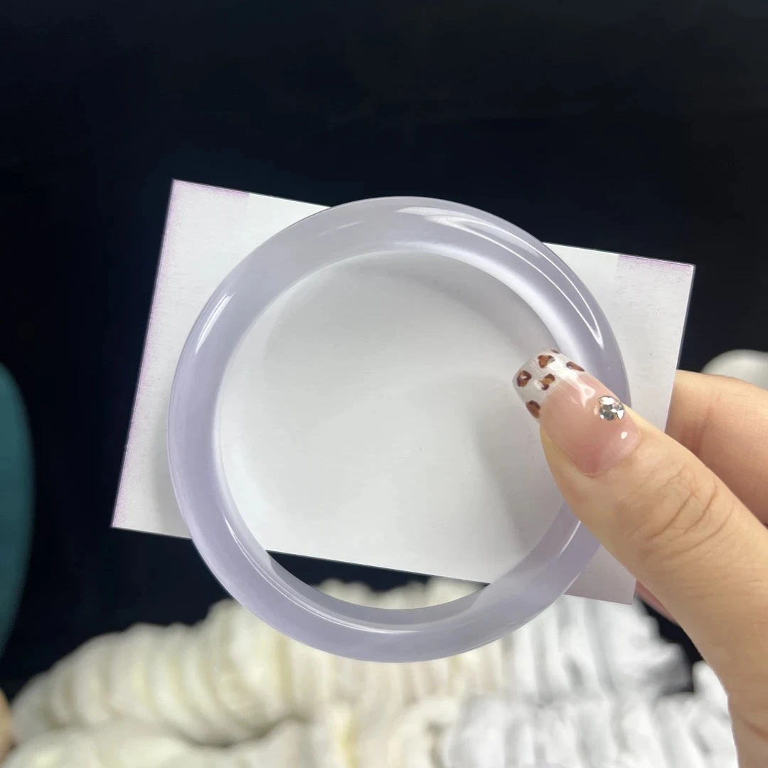 手镯紫霞仙子优雅冰透美人镯 61-62圈口