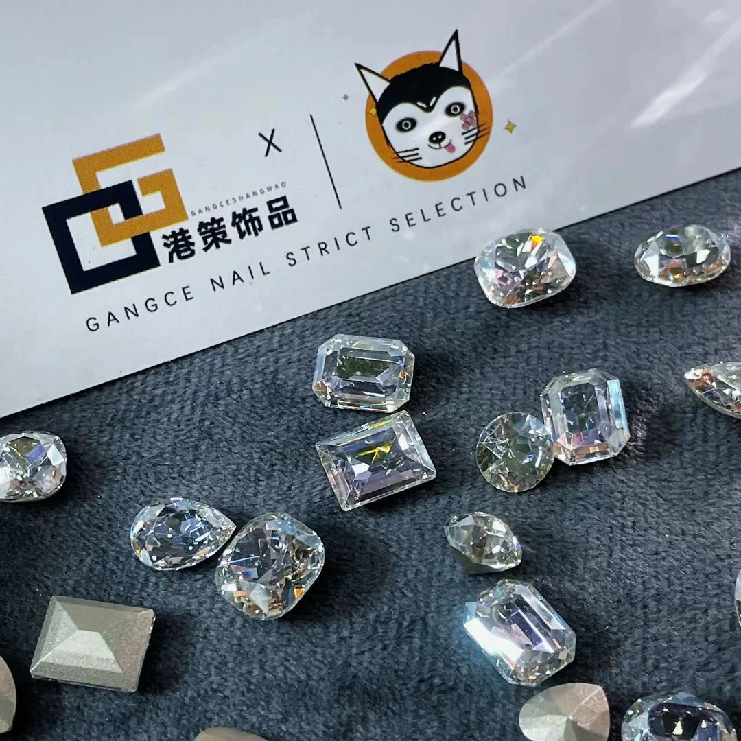 【高品迷雾白专场】高品尖底美甲指尖DIY指甲饰品混 GX-4