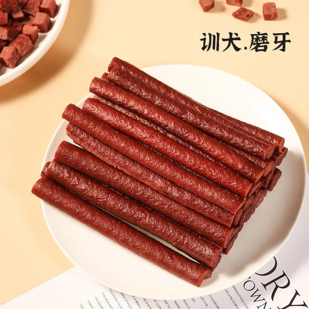 大美宠物【烘干鸭肉棒】狗零食袪泪痕清火中大小型犬磨牙洁齿训练