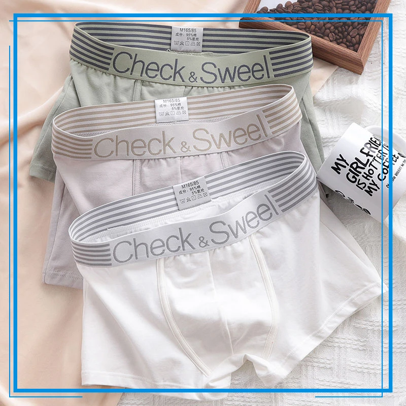 男士短裤宽松透气舒适透气纯棉潮牌爆款学生大码平角裤