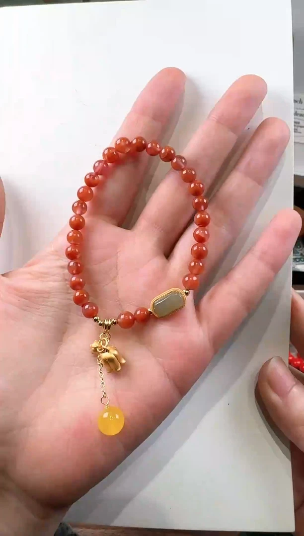 【闪购商品】南红玛瑙手链未镶嵌手链