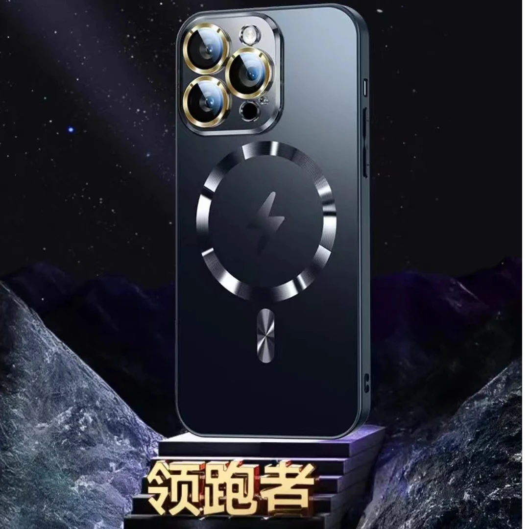 12.8自选2个磁吸流沙可爱透明潮牌全包防摔高货适用于苹果手机壳